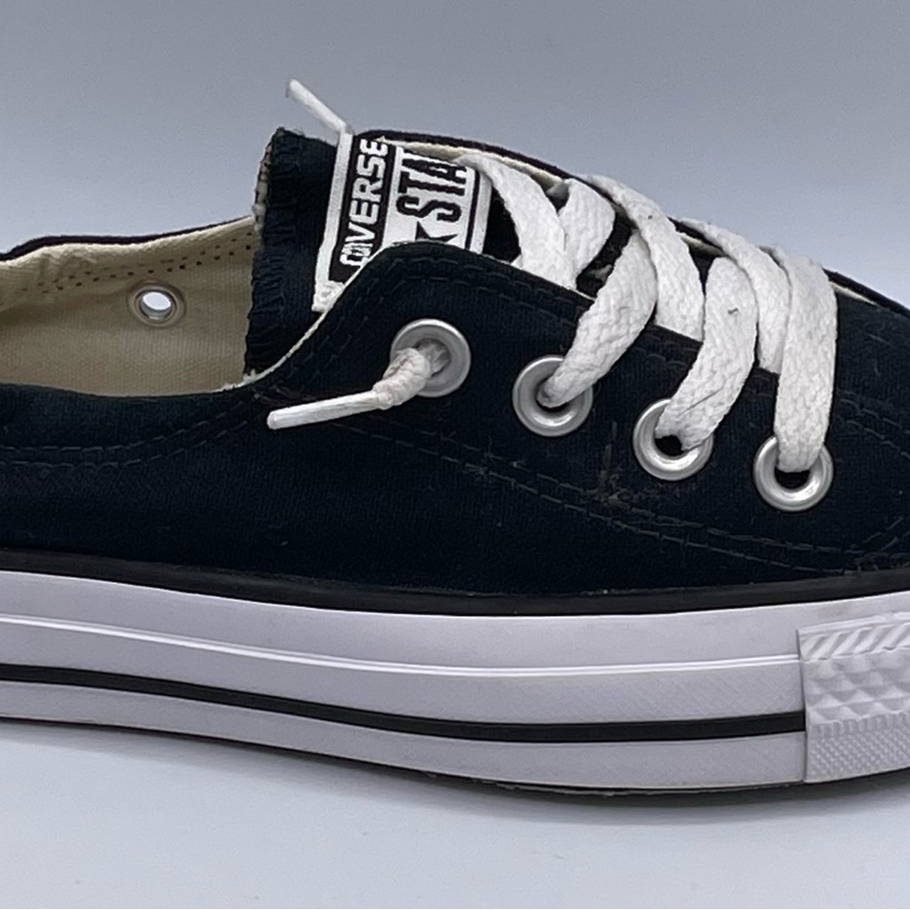 Converse Women's Chuck Taylor All Star Shoreline Black Lo Top Sneaker Size 6 - Picture 2 of 12